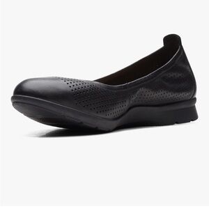 Clarks Black Women's Jenette Ease Ballet Flats